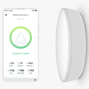 Precis som vår populära Wave, kan Wave Plus övervaka radonnivån i ditt hem. Men det övervakar också nivåerna CO2 och VOC.